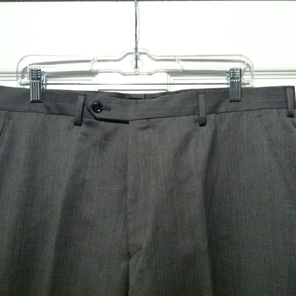 JOS.A.BANK EXECUTIVE COLLECTION MEN'S NEW 100%WOOL DRESS PANTS SIZE: 36/UNHEMMED